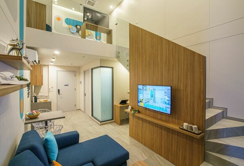Апартаменты Дюплекс 1 Спальня, Homa Phuket Town