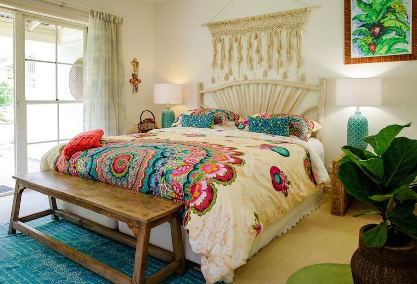חדר סטנדרט עם מיטת קינג, Noosa Valley Manor B&b
