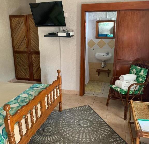 اتاق استاندارد سه تخته با چشم‌انداز باغ, Chillpill Guest House
