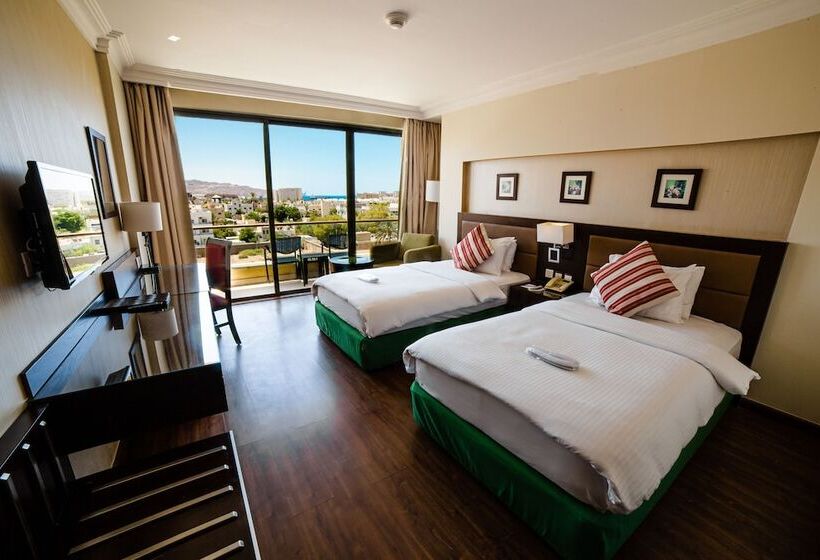 اتاق لوکس با چشم‌انداز شهر, Oryx Hotel Aqaba
