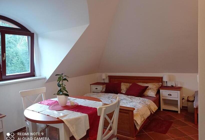带1个卧室带花园景观的公寓, Apartmány U Orlického Jezera   Kamenice