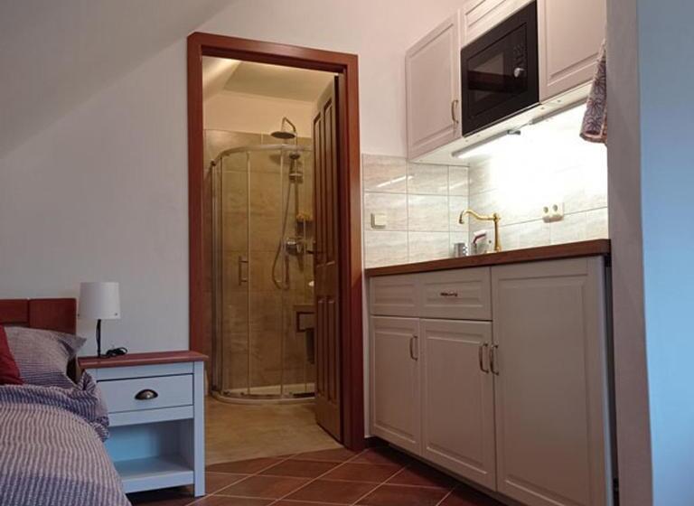 带1个卧室带花园景观的公寓, Apartmány U Orlického Jezera   Kamenice