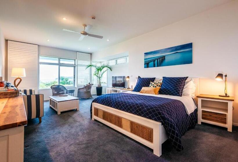 Люкс Кровать Кинг, Waiheke Waterfront Lodge
