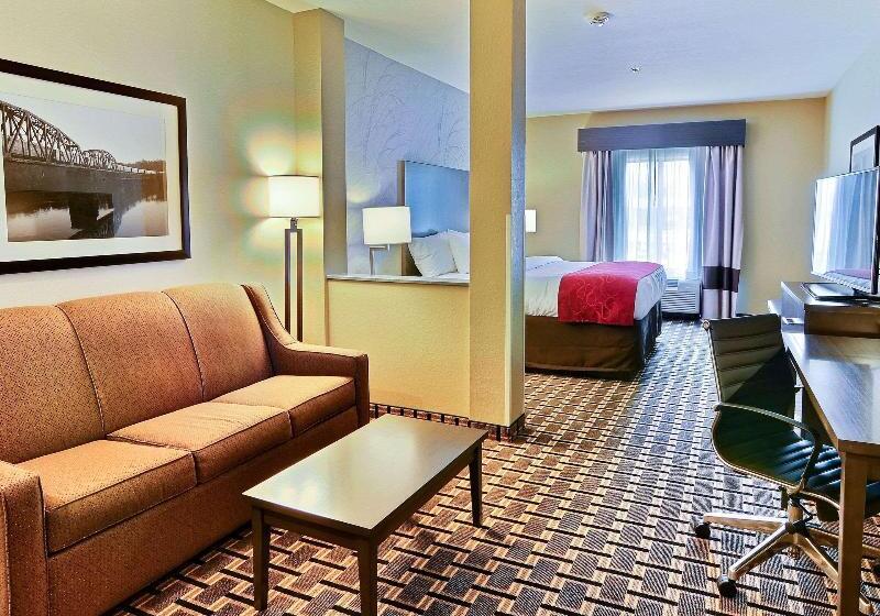 带大床的套房, Comfort Suites Uniontown