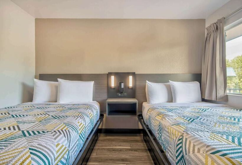 Номер Стандарт 2 Двуспальные Кровати, Motel 6 Russellville, Ar