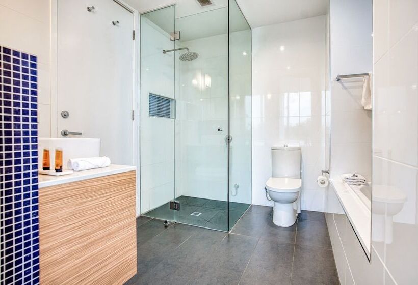 침실 2개 디럭스 아파트, Oaks Vue Suites Geelong