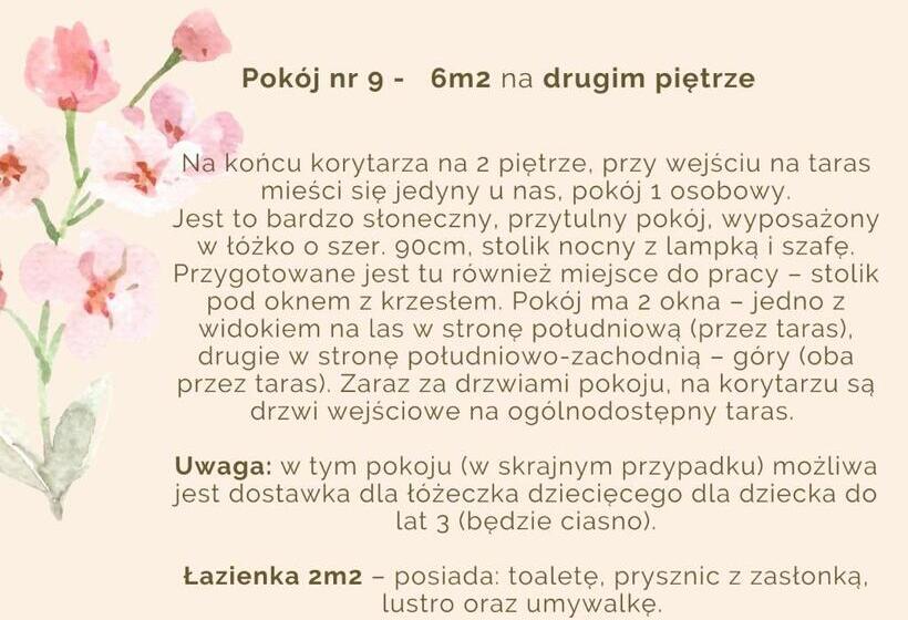 اتاق استاندارد یک نفره, Willa Jodła Wisła