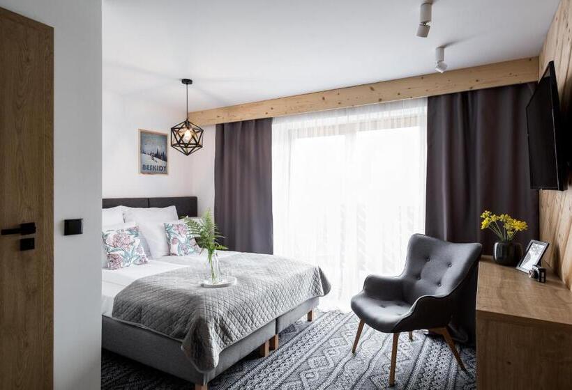 اتاق استاندارد با بالکن, Villa Górska Ski & Bike
