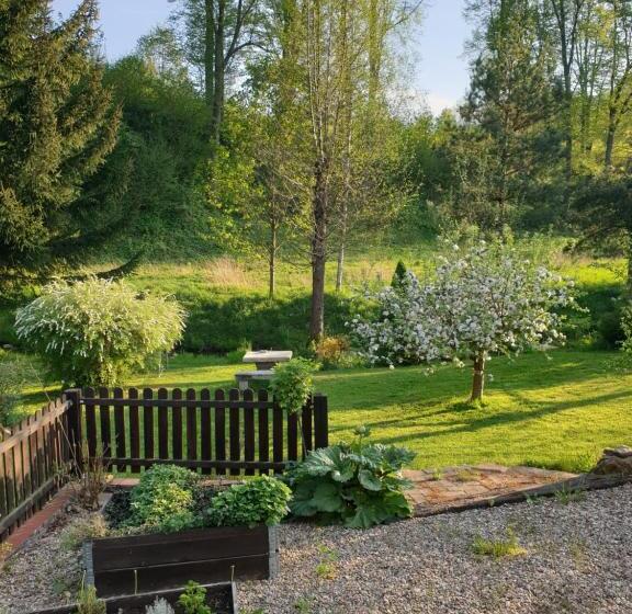 Standard room with outdoor bath, Lusatia Farm