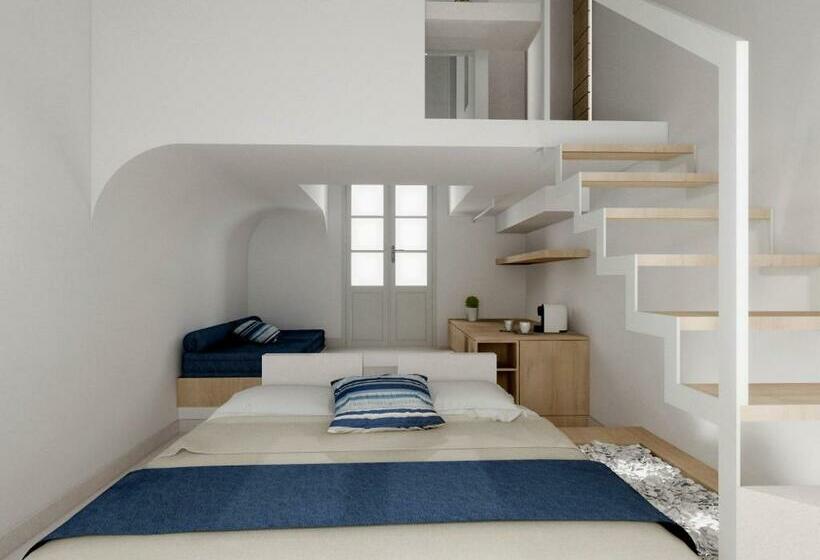 带按摩浴盆的套房, Muses Cycladic Suites