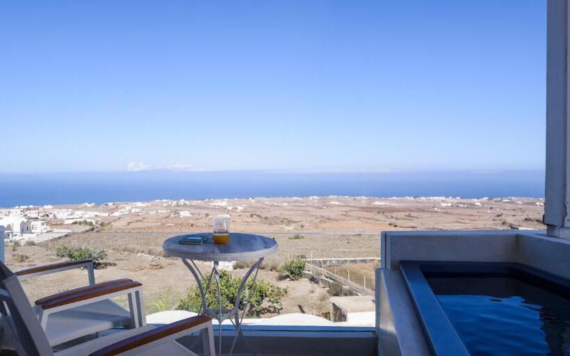 带按摩浴缸和海景的套房, Muses Cycladic Suites