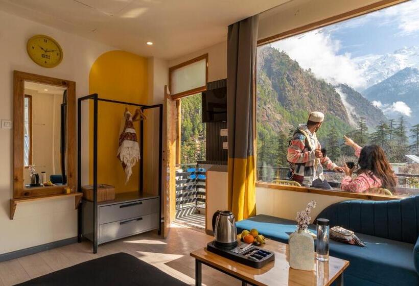Номер Superior с Балконом, The Hosteller Kasol, Parvati Valley