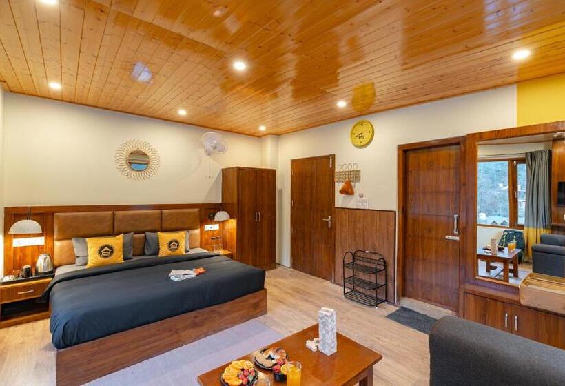 Номер Deluxe с Балконом, The Hosteller Kasol, Parvati Valley