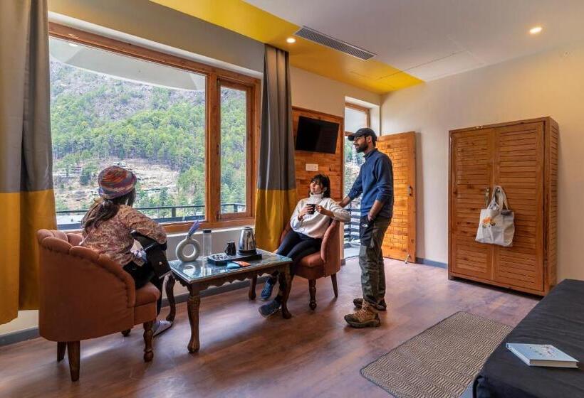 Номер Deluxe с Террасой, The Hosteller Kasol, Parvati Valley