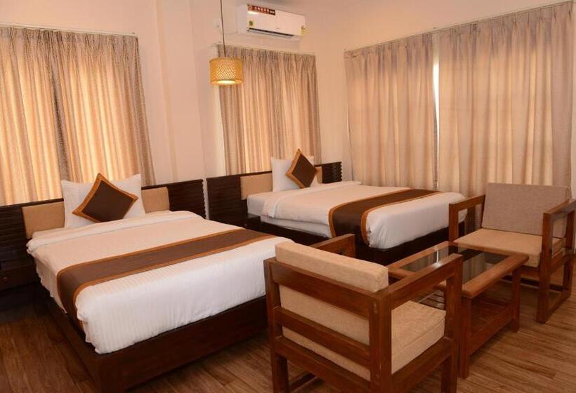 디럭스 룸 가든 전망, Jaldapara Forest Tourist Lodge Jftl