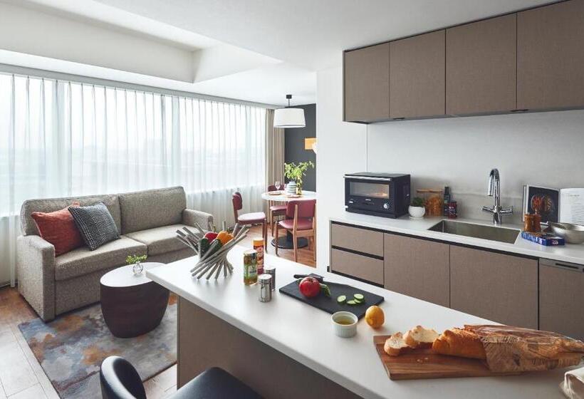 Апартаменты 2 Спальни, Citadines Harbour Front Yokohama