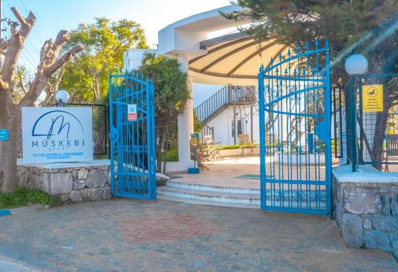 Апартаменты 1 Спальня Вид на Бассейн, Muskebi Apart Otel