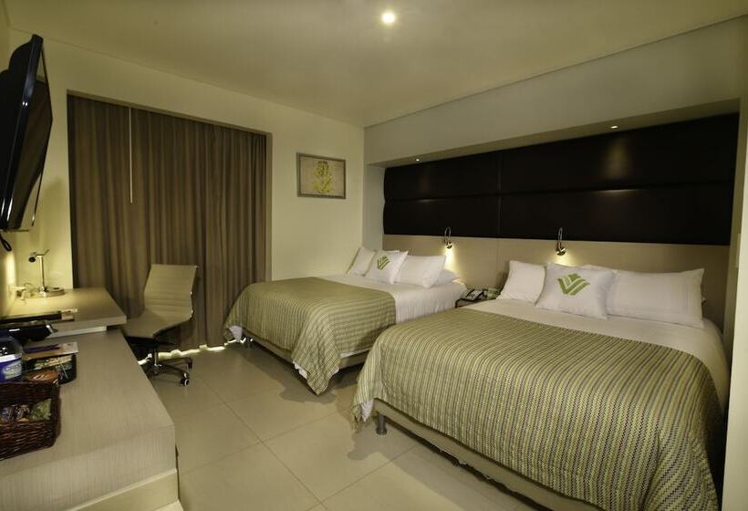 Номер Стандарт 2 Двуспальные Кровати, Wyndham Garden Barranquilla