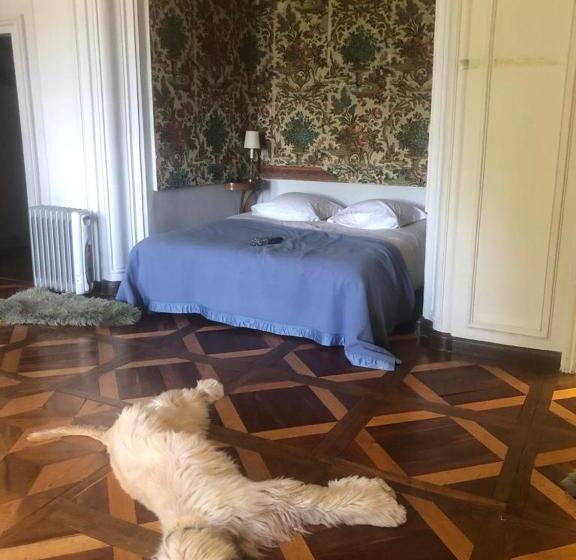 اتاق استاندارد با چشم‌انداز باغ, Chateau Montalembert Maîche