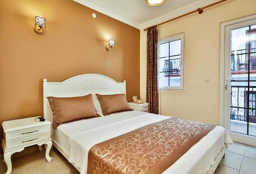 اتاق اساندارد با چشم‌انداز جانبی به دریا, Enda Boutique Hotel Kalkan