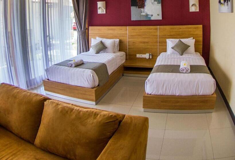 بنجلو قياسى مطلّ علي الحديقة, Bali Dive Resort And Spa