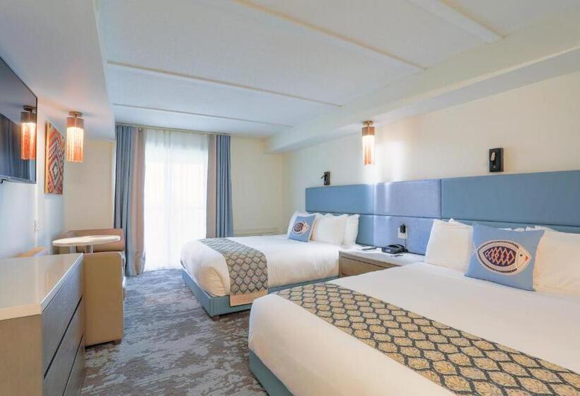 복층 룸 퀸 침대, Living Water Resort & Spa