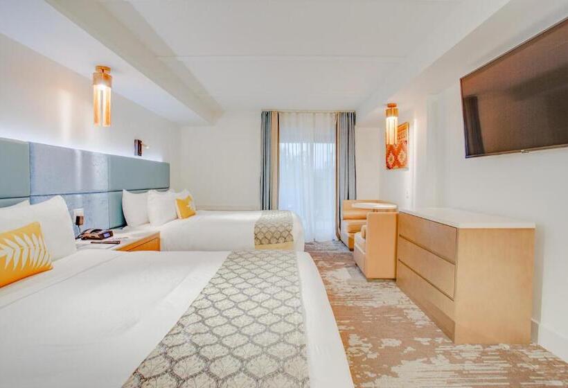 복층 룸 퀸 침대, Living Water Resort & Spa
