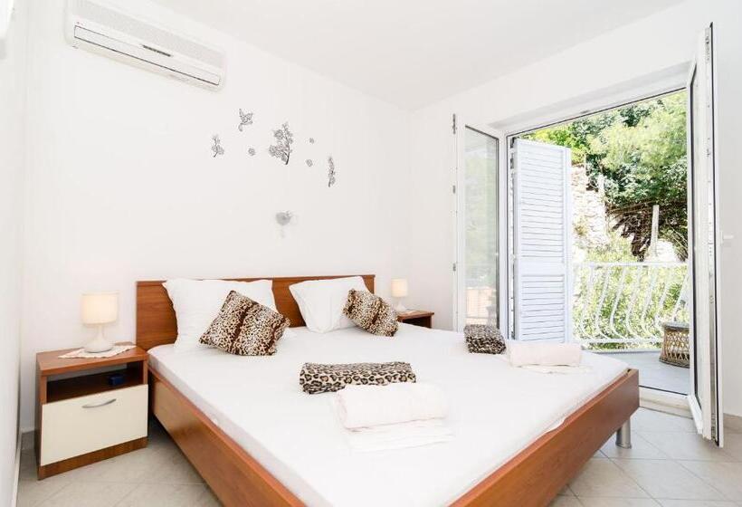 اتاق استاندارد با بالکن و چشم‌انداز دریا, Guest House Daniela