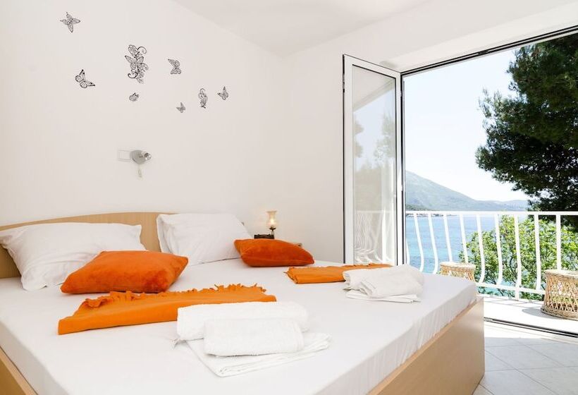 اتاق استاندارد با بالکن و چشم‌انداز دریا, Guest House Daniela