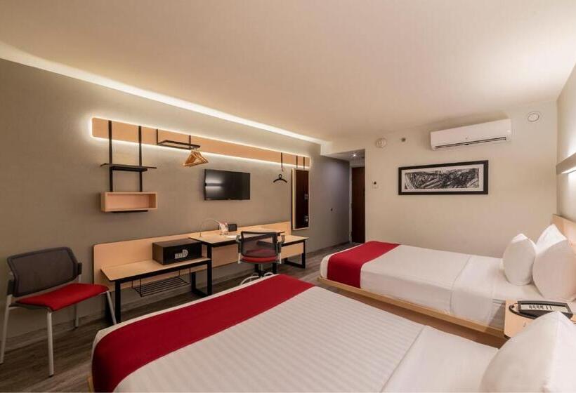 Номер Стандарт 2 Двуспальные Кровати, City Express Plus By Marriott Guadalajara Palomar