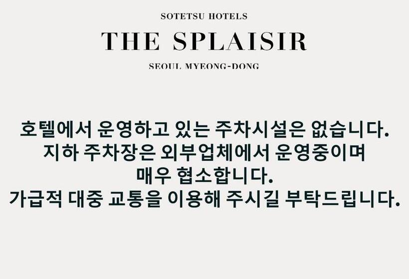 Номер Deluxe, Sotetsu Hotels The Splaisir Seoul Myeongdong