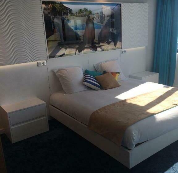 Quarto Familiar Vista Mar, Marineland Hôtel
