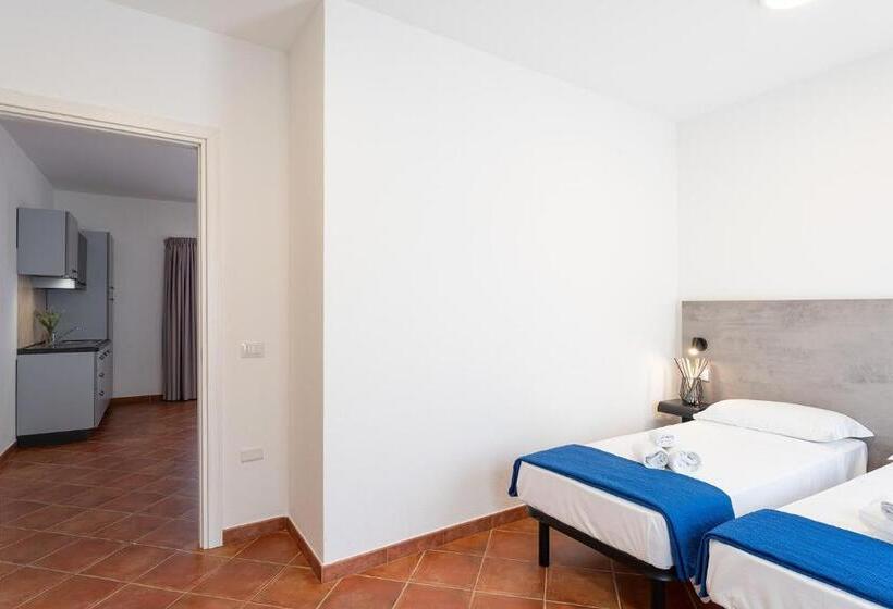 Апартаменты 1 Спальня, Residence Le Rocce Rosse