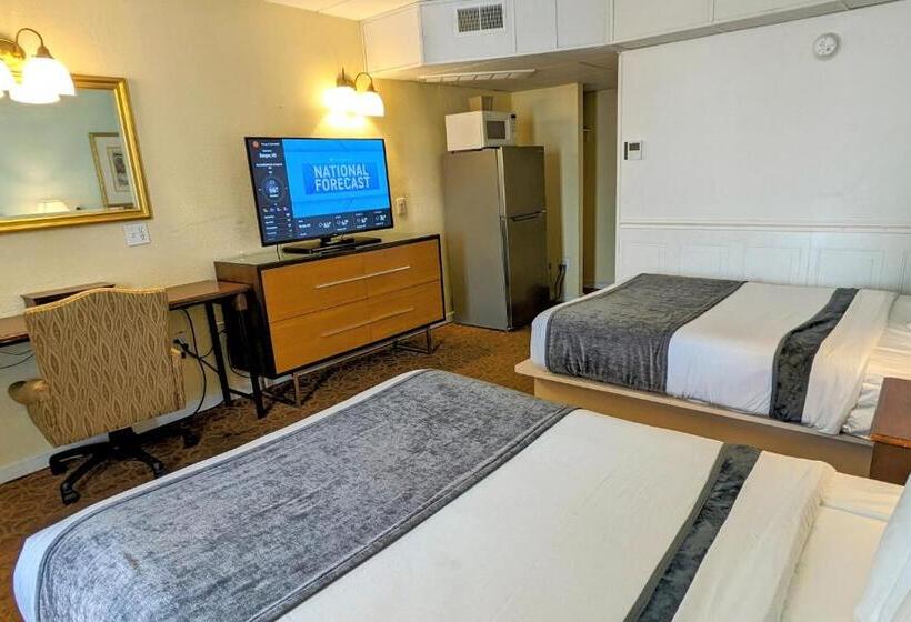 Номер Стандарт 2 Двуспальные Кровати, Quebec Motel