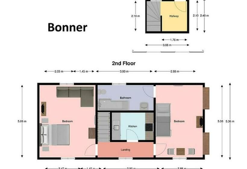 آپارتمان 2 خوابه, Glendower Guest Apartments