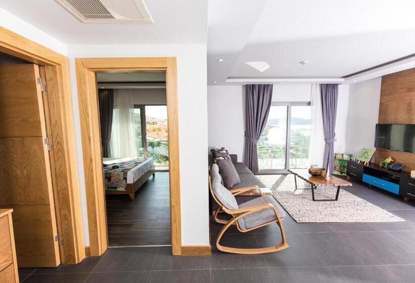 Апартаменты 2 Спальни Вид на Море, Degirmenburnu Residence