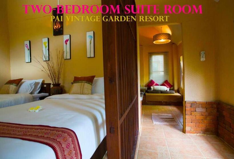 سوئیت 2 خوابه, Pai Vintage Garden Resort