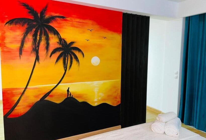 سوییت جونیور با چشم‌انداز دریا, Residencial Sol Point Art