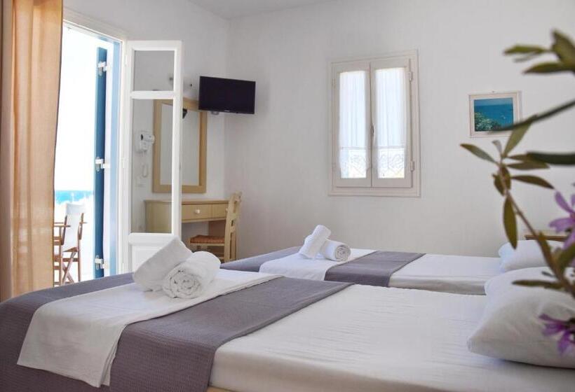 스탠다드 스튜디오 바다 전망, Captain Apartments Paros