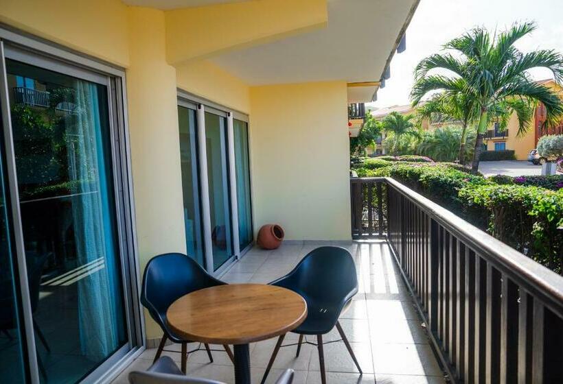 آپارتمان 1 خوابه با چشم‌انداز باغ, Merakii Seaview Escape Curacao