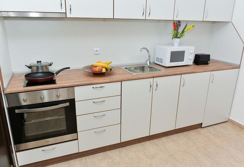 Апартаменты Deluxe 1 Спальня Вид на Море, Olymp Apartcomplex