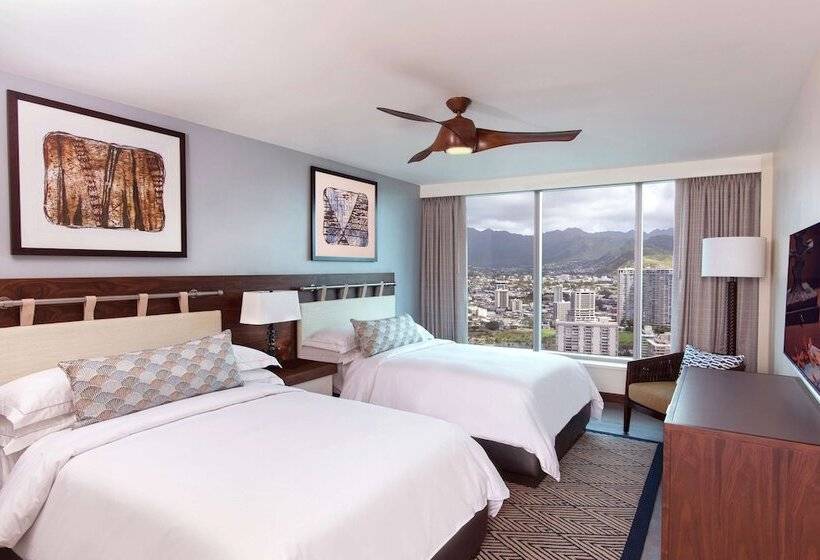 شقة دور أخير غرفتين نوم, Hilton Grand Vac Club The Grand Islander Waikiki Honolulu