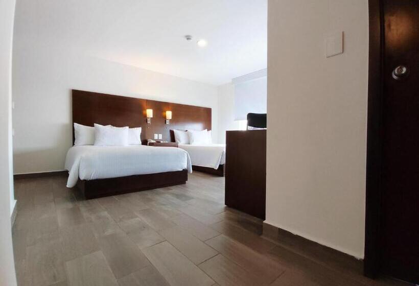 ２ダブルベッドのスタンダードルーム, Ramada By Wyndham Tampico Centro