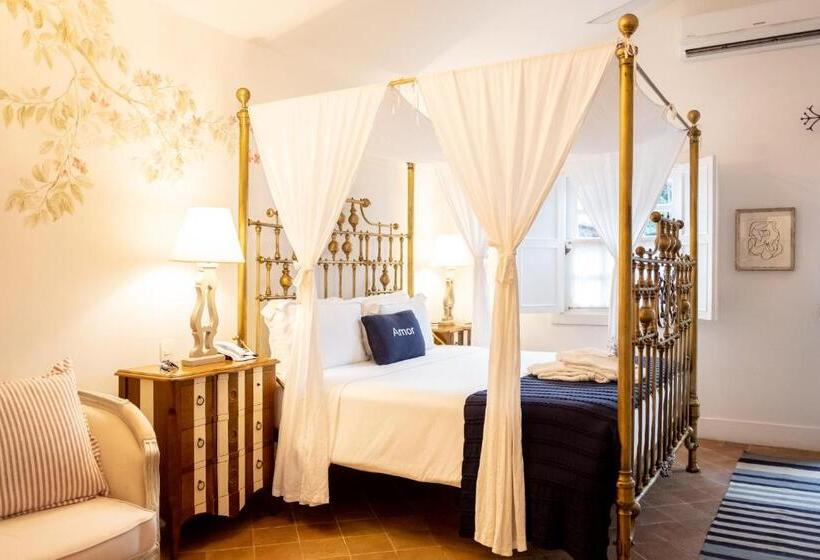 اتاق استاندارد با بالکن و چشم‌انداز دریا, Vila Da Santa Hotel Boutique & Spa