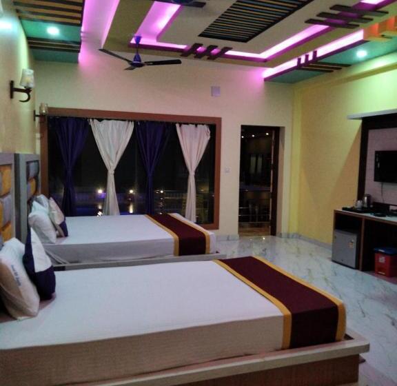 غرفة قياسية ثلاثية مزودة بشرفة, St Apple Beach Resort Mandarmani