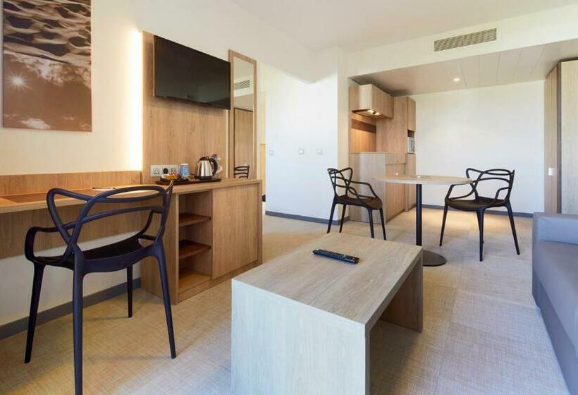 Апартаменты 1 Спальня, Kyriad Prestige Residence & Spa Cabourg Dives Sur Mer
