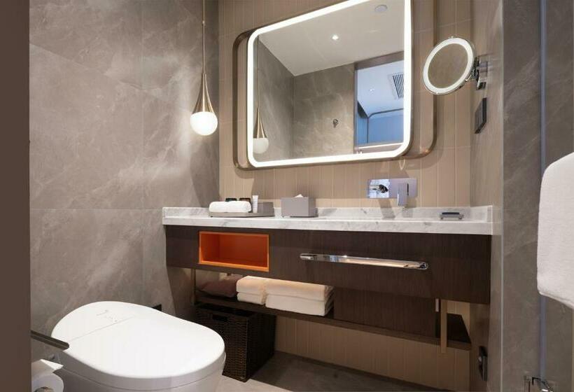 스탠다드 룸 킹사이즈 침대, Home2 Suites By Hilton Foshan Jiujiang