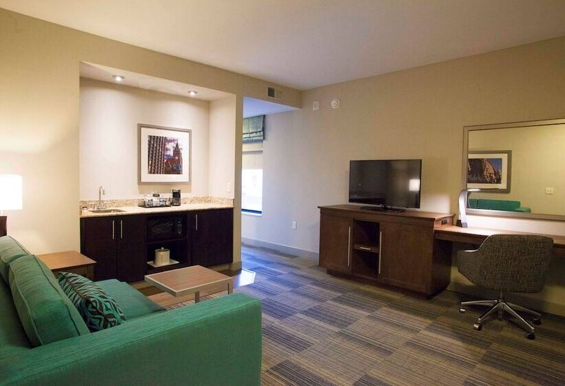 Люкс, Hampton Inn & Suites Downtown St. Paul