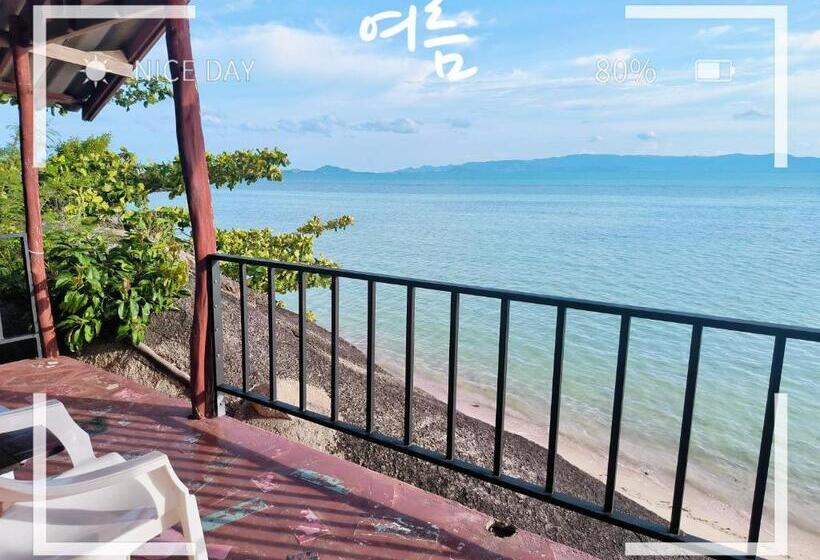 바다 전망 스탠다드 방갈로, Golden Beach Resort Koh Phangan