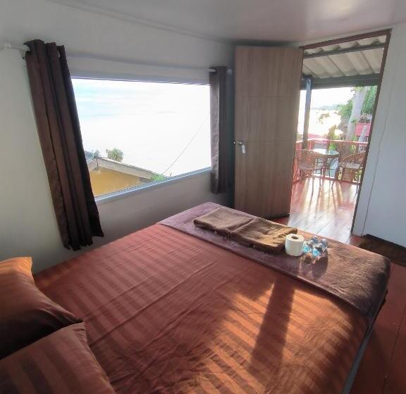 바다 전망 스탠다드 방갈로, Golden Beach Resort Koh Phangan